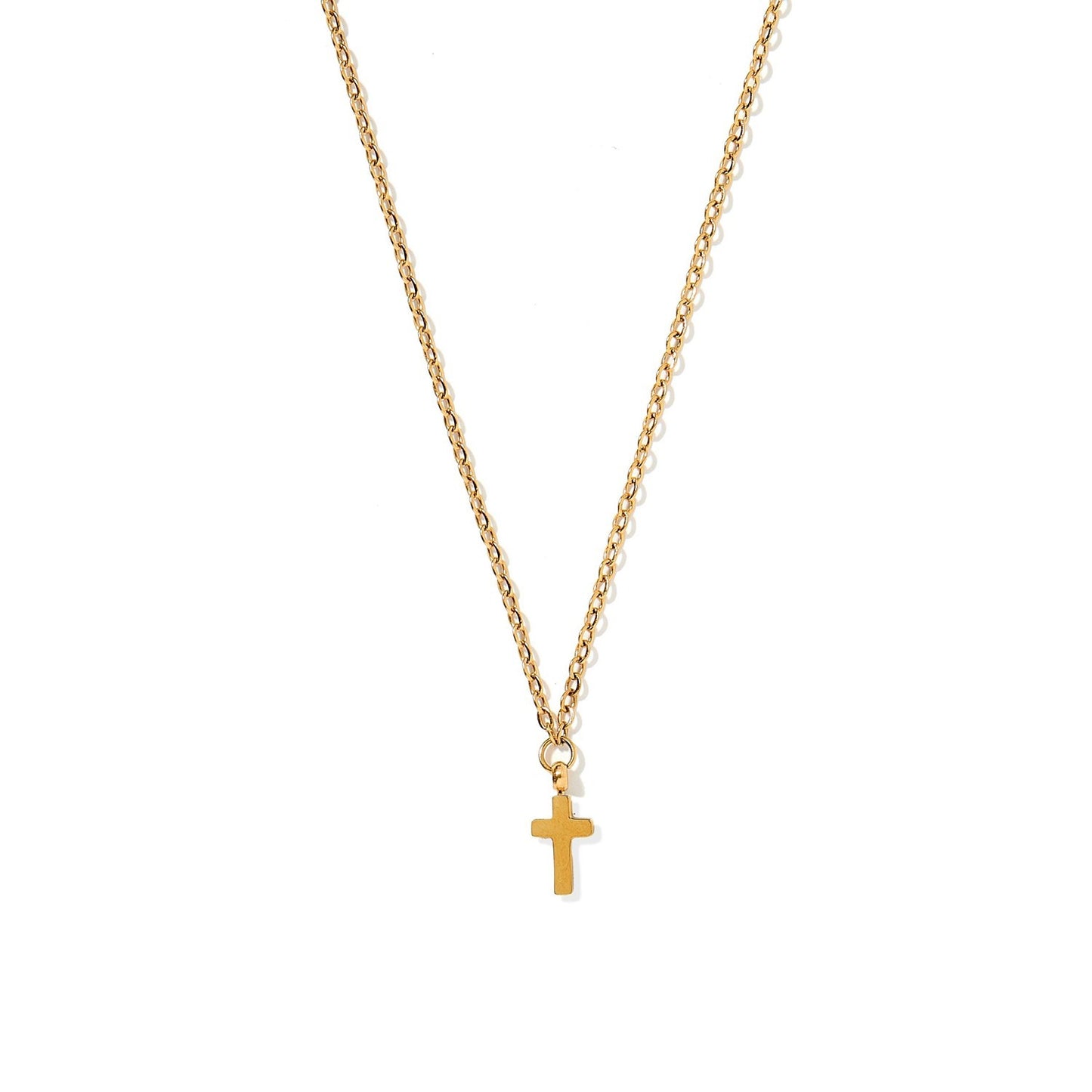 Necklace - Catherine Cross Gold