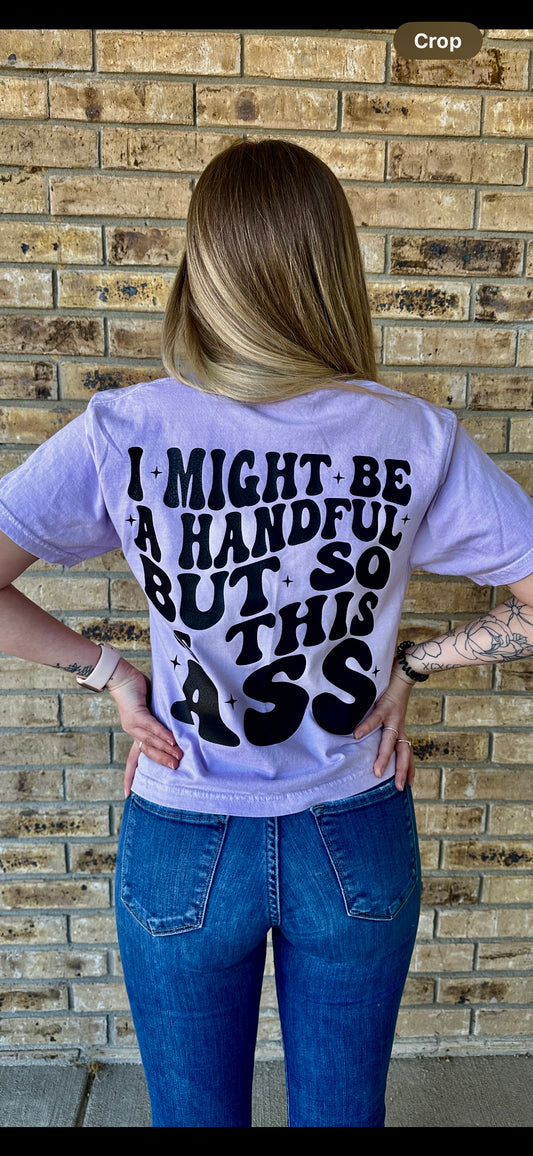 I Might Be A Handful - Normal Length Tee