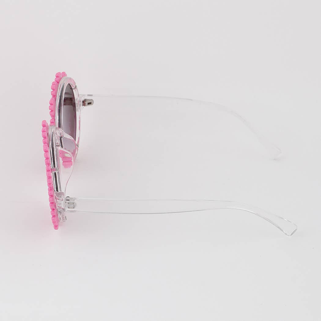 Girlie Retro Flower Sunglasses