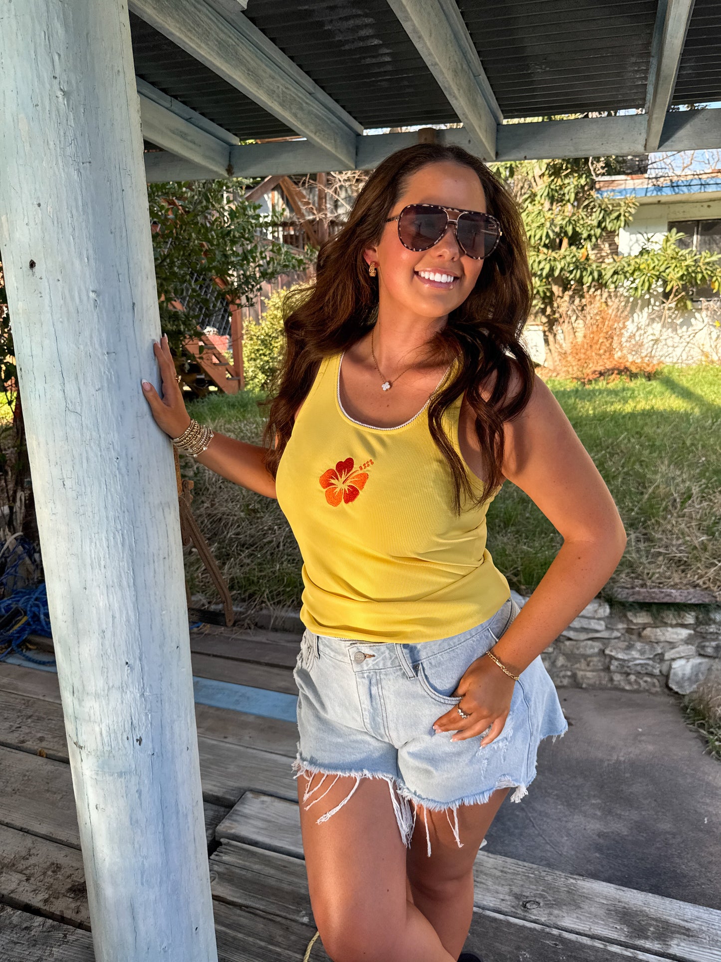 Hawaiian Tropic Ribbed Tank