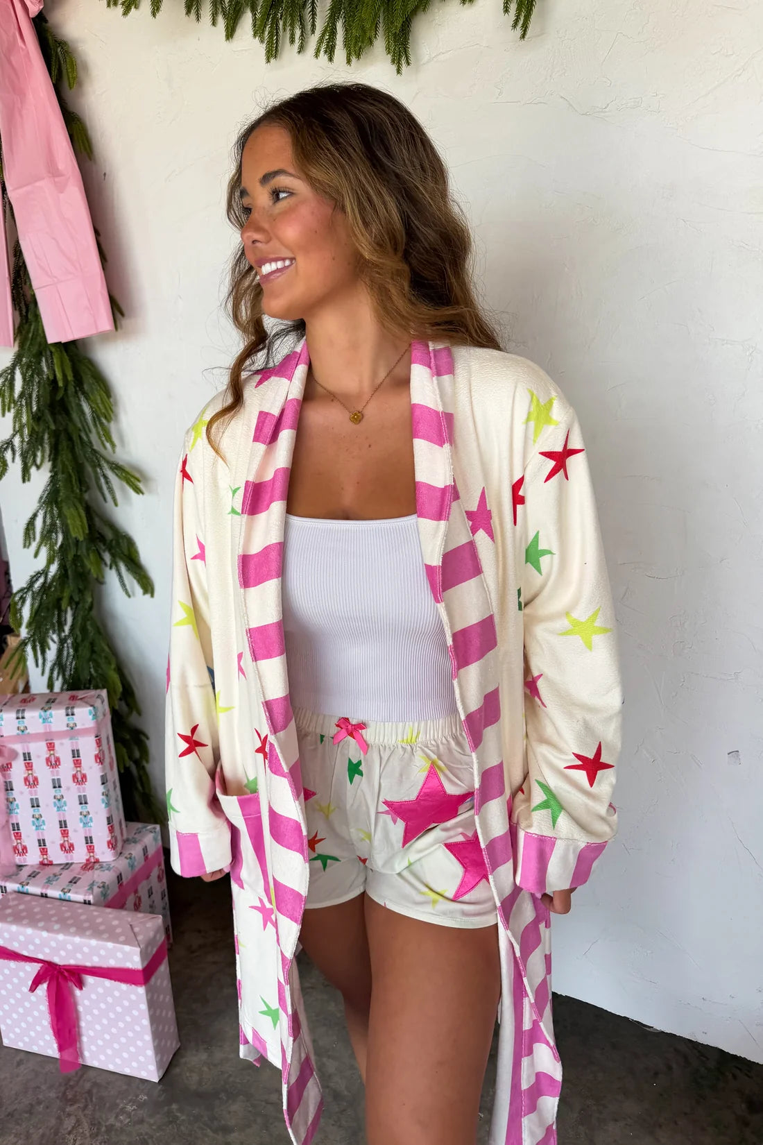All Stars Christmas White Boxer Shorts PREO