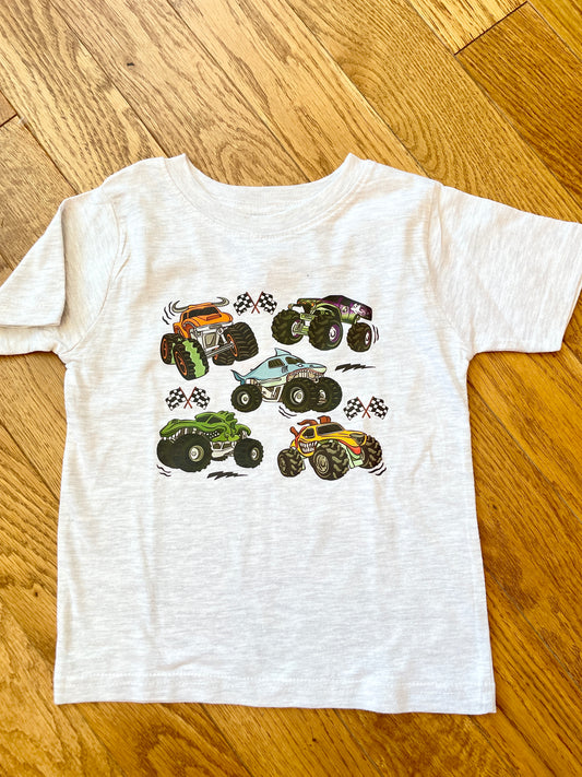 Monster Truck Mayhem Boys Tee