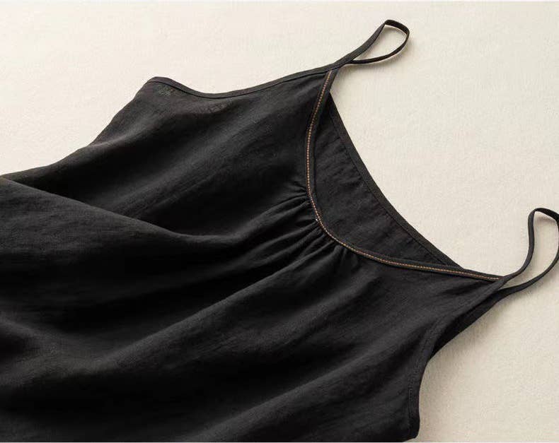 Cotton Linen Camisole Tank Top