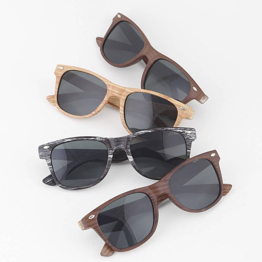 Kids Multi Wood Tinted Sunglasses