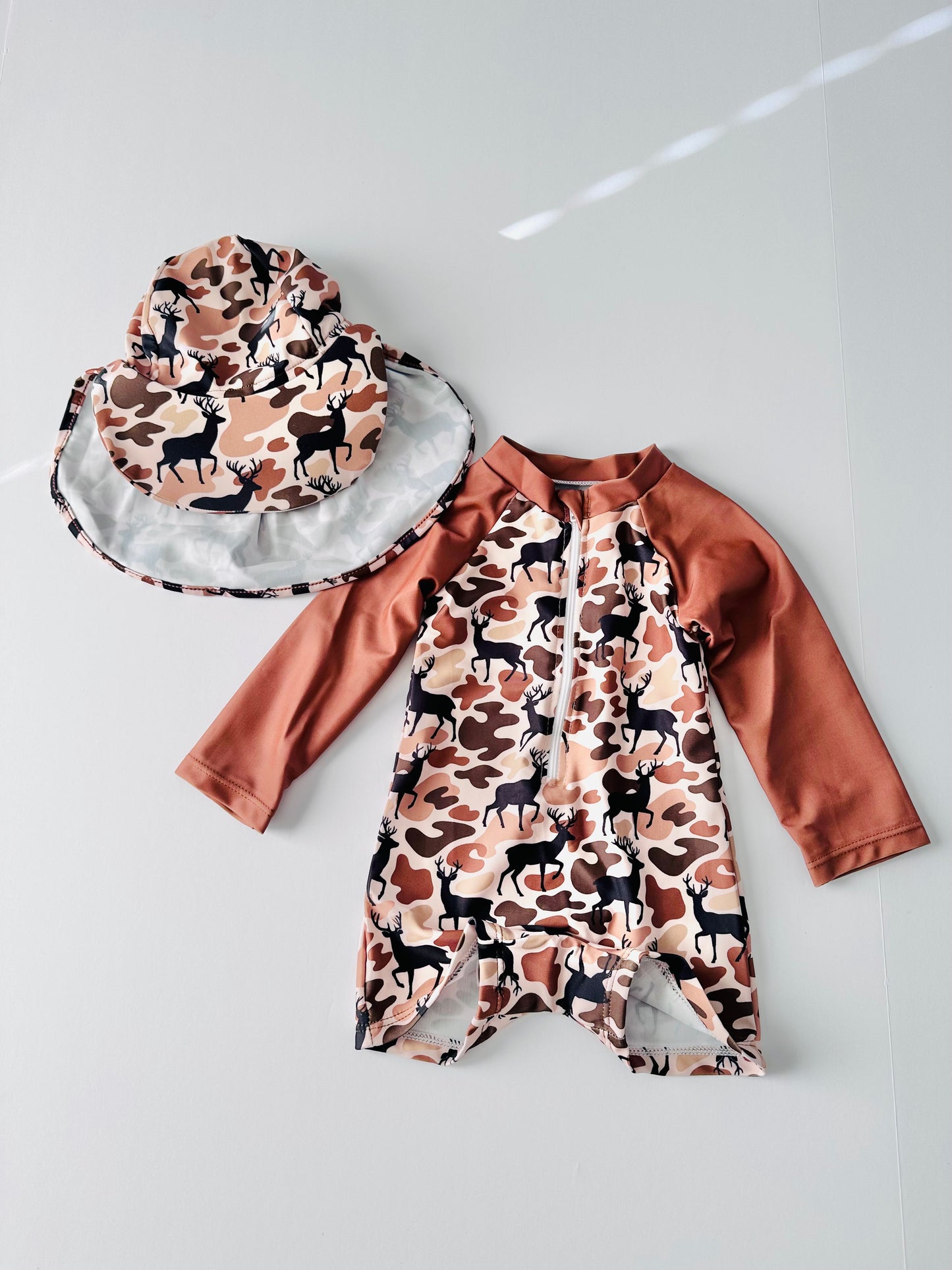 Sutter Boys Long Sleeve UV Protect Swim + Sun Hat with Neck Protect RTS