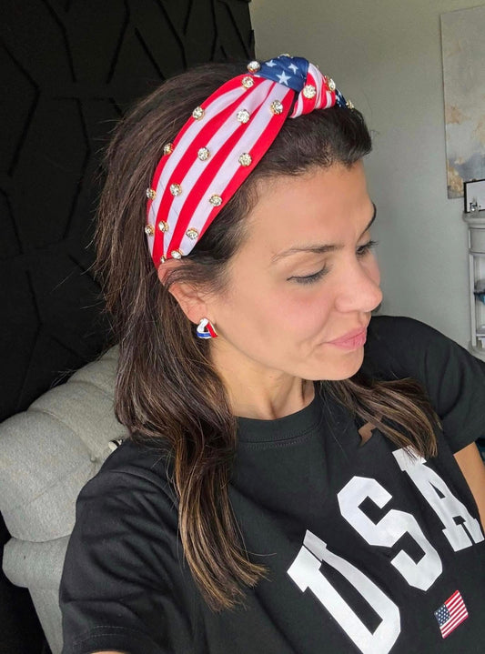 Patriotic Bling Headband