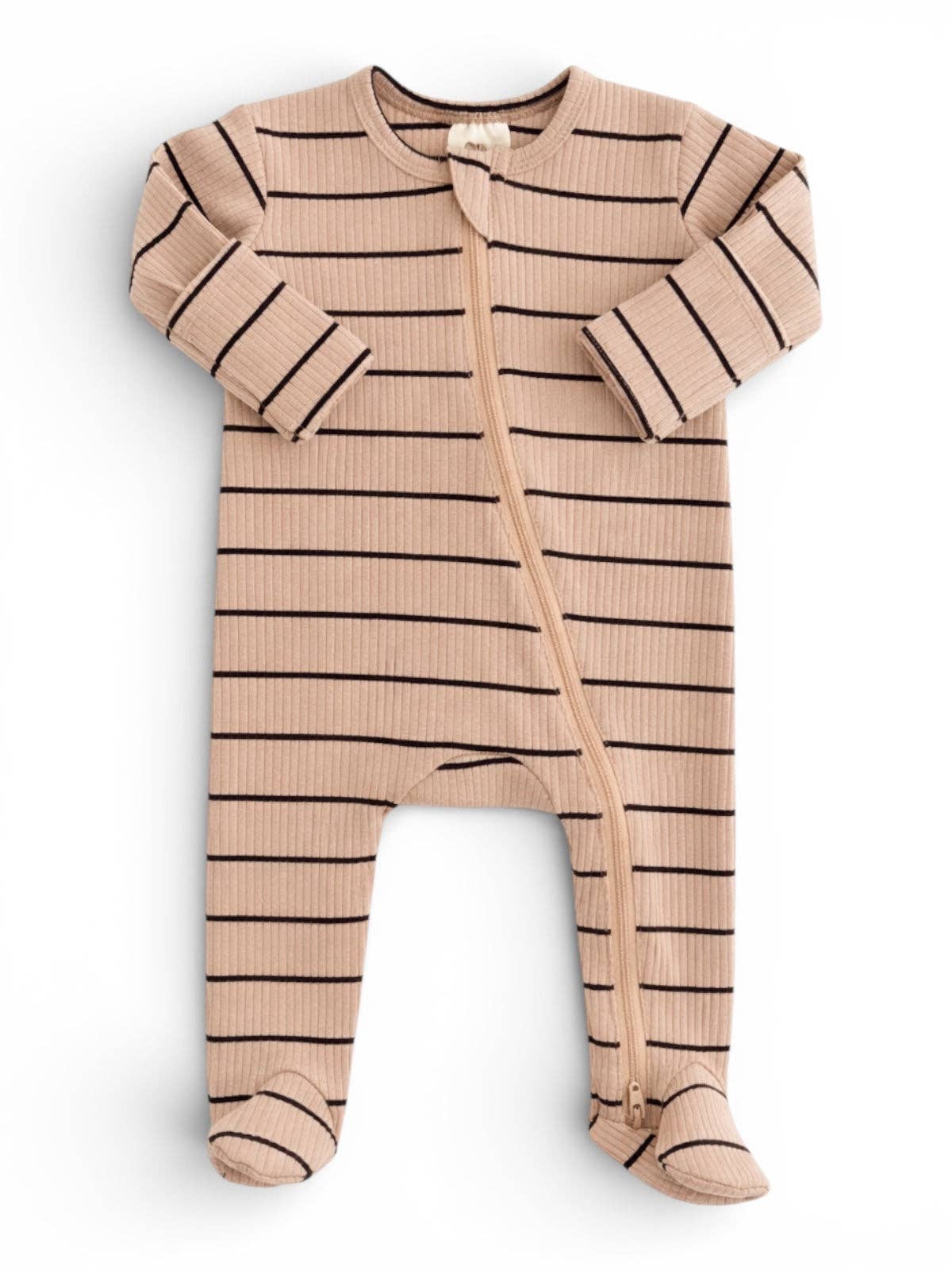 Jett Striped 2-Way Zip Footie Sleeper
