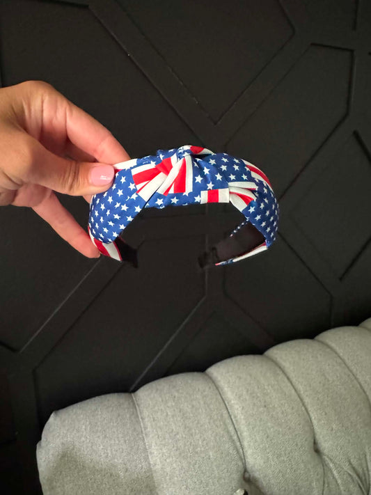 Knotted Patriotic Headband
