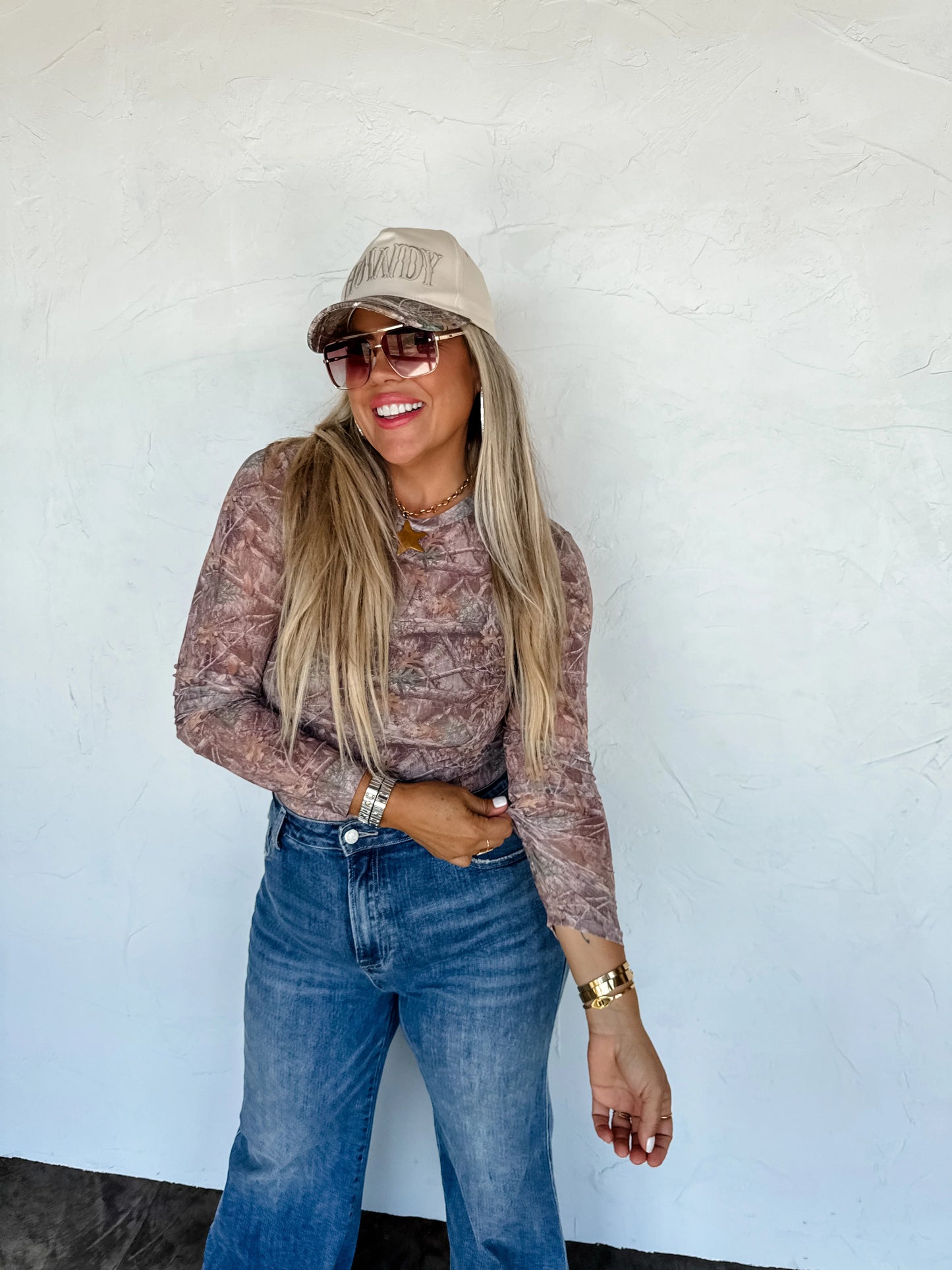 Cash Camo Mesh Top RTS