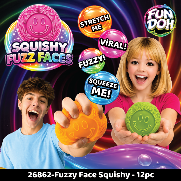 Fun Doh Fuzzy Face Squishy