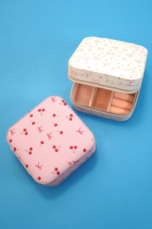 Cherry Cute Jewelry Organizer Travel Case