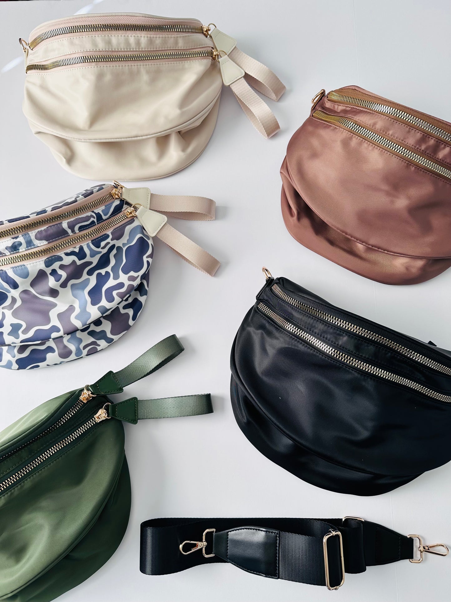 Camo On-The-Go Oversized Bum Bag RTS