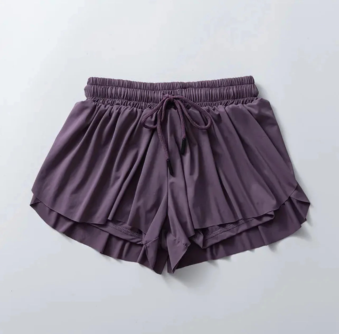 Girl’s Viral Flowy Shorts W/Built in Spandex