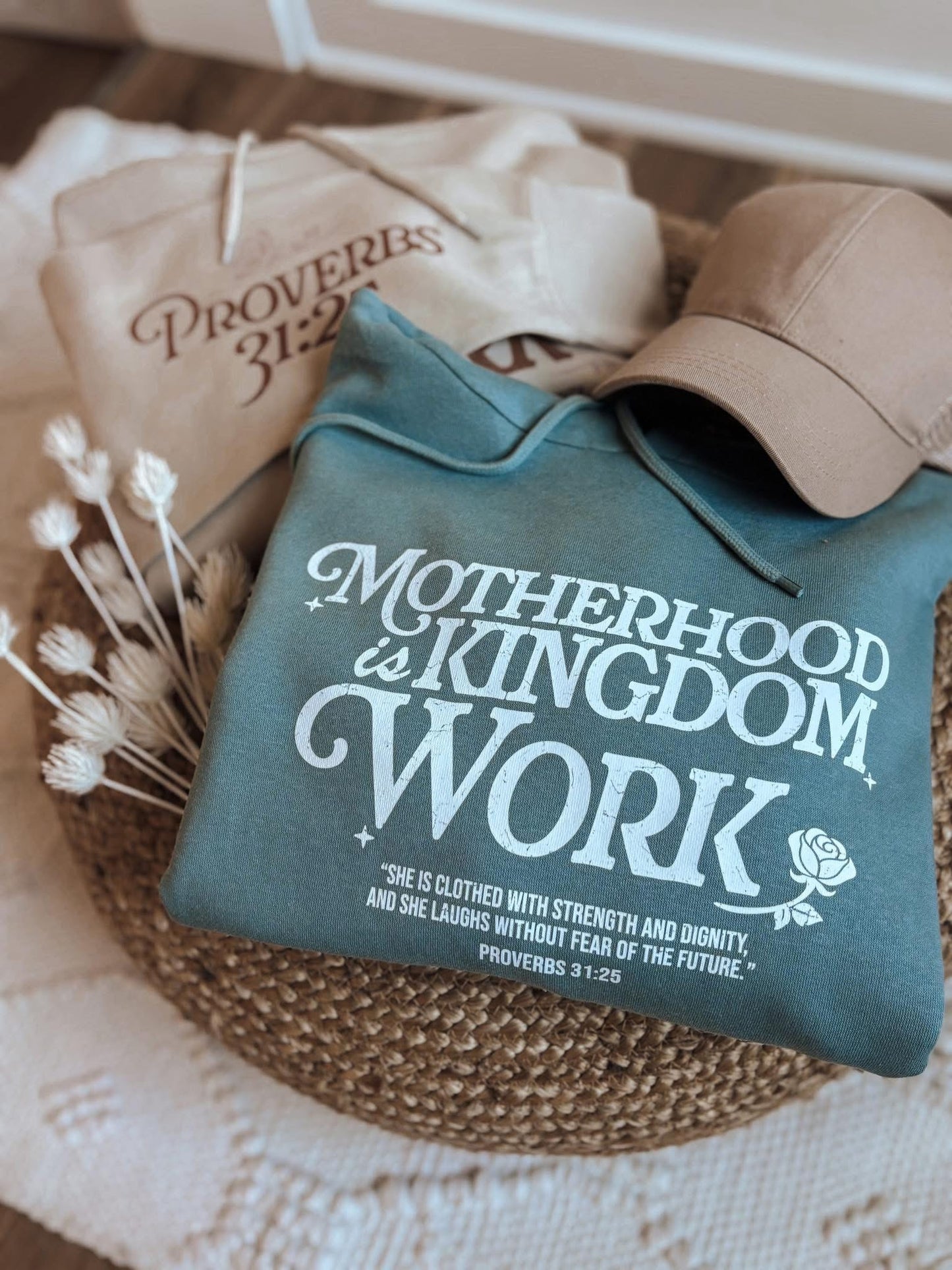 Motherhood is Kingdom Work Hoodie