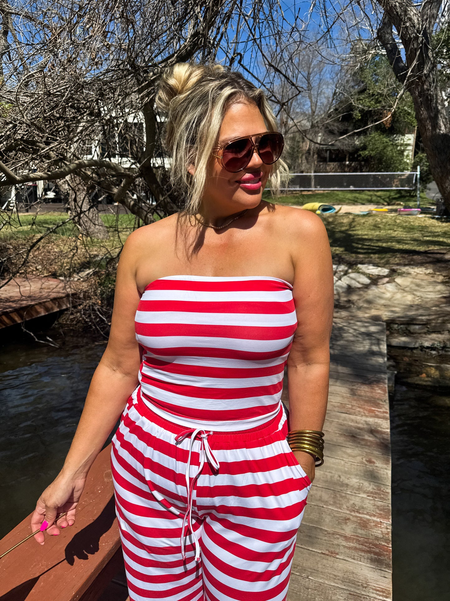 All American Babe Stripe Set