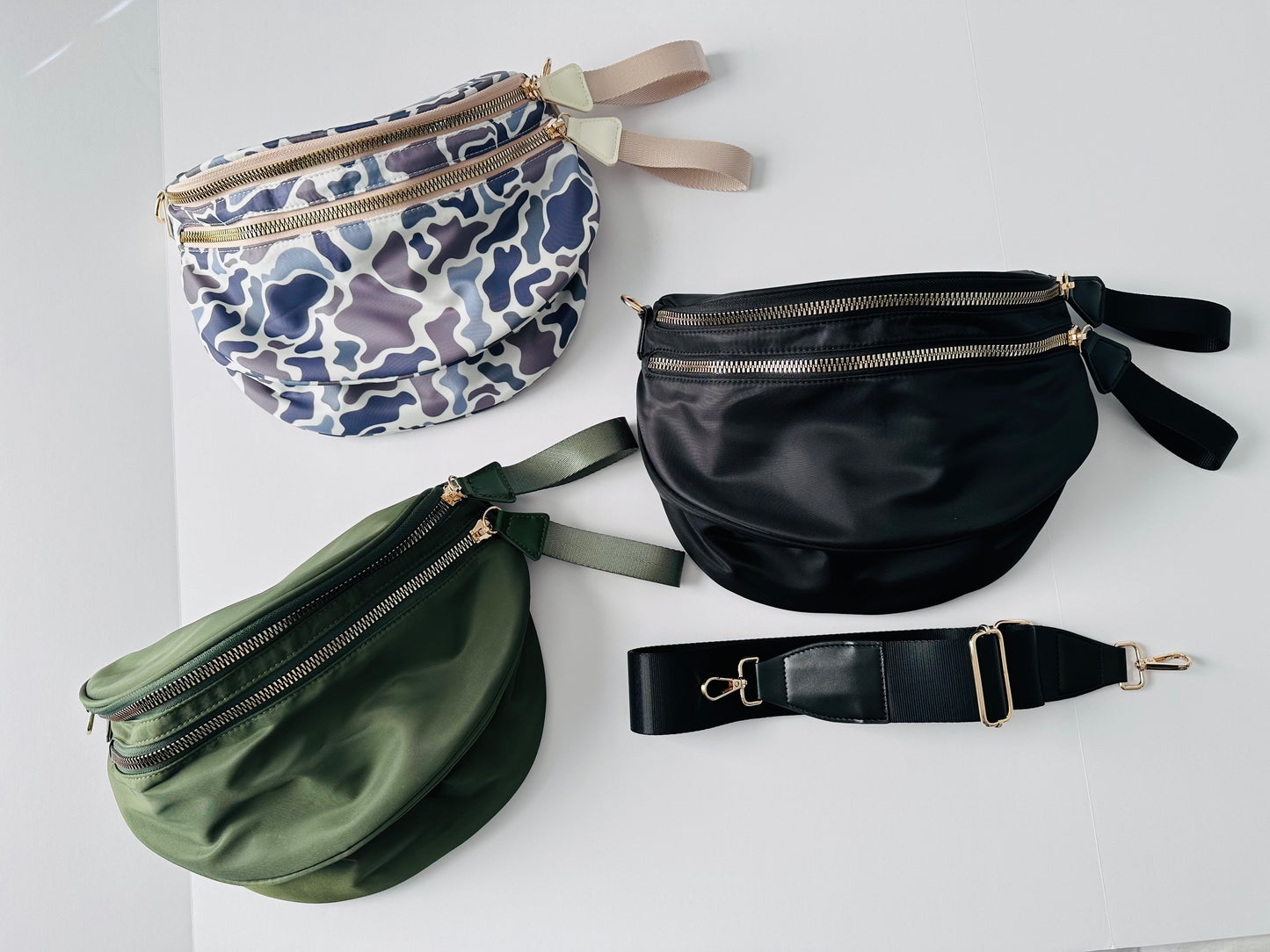 Camo On-The-Go Oversized Bum Bag RTS