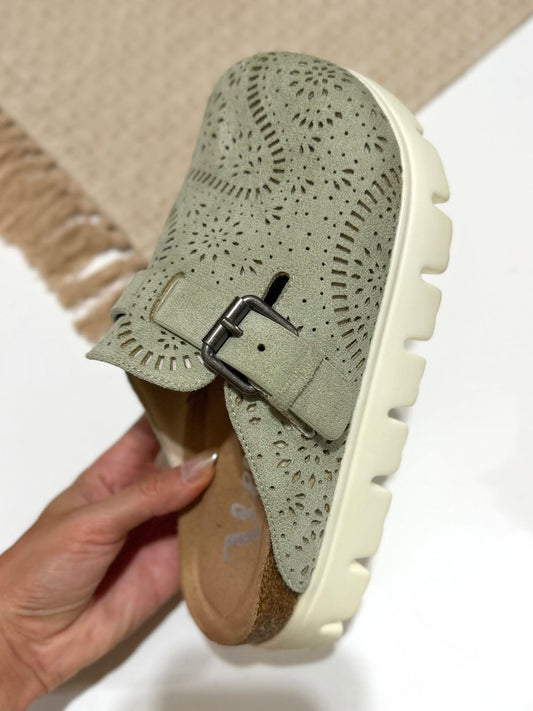 Lulu Clogs Sage