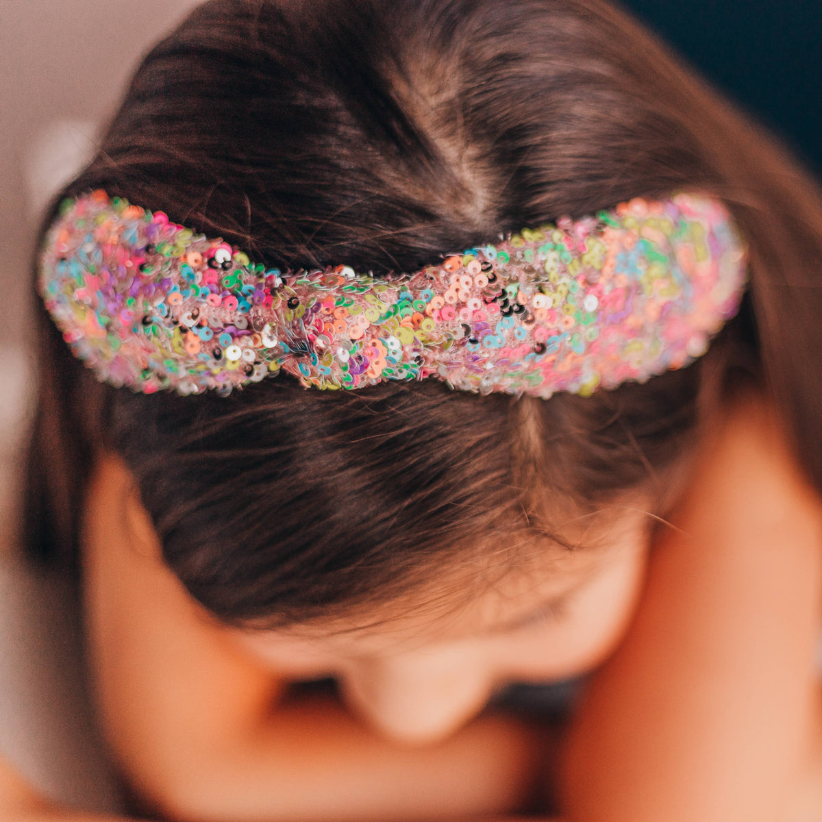 Kids Knotted Sequin Headband