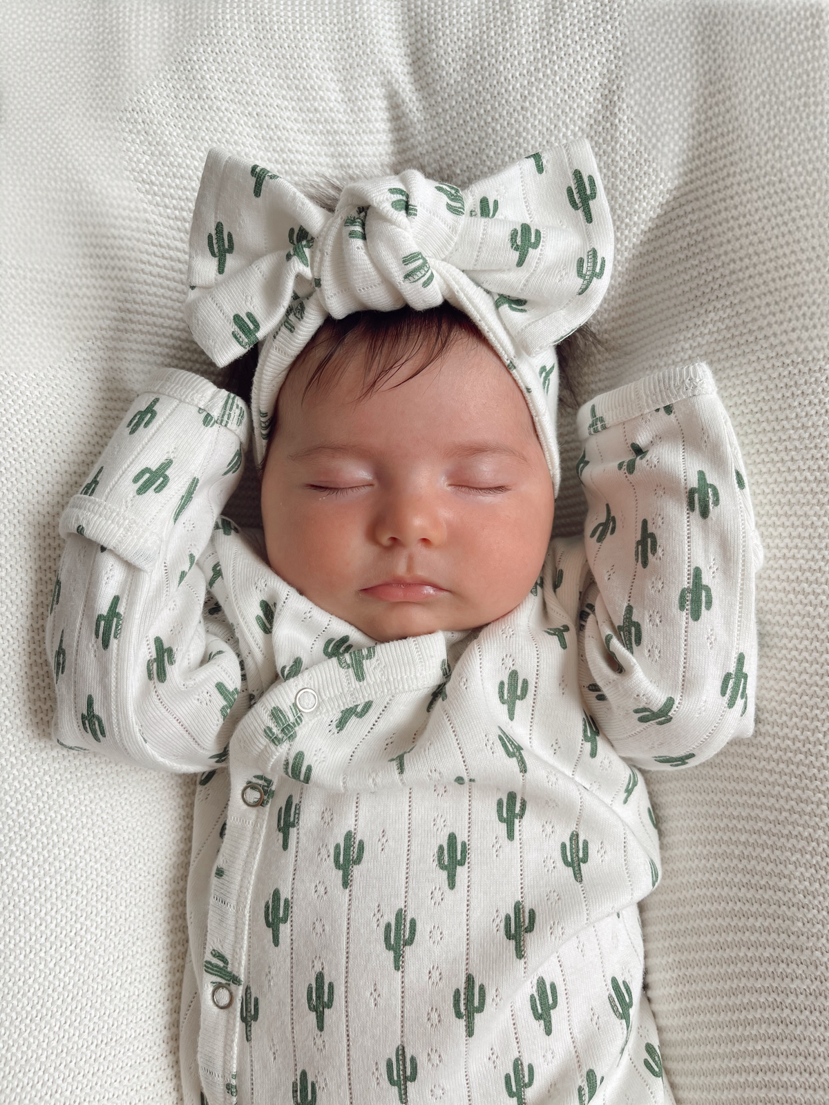 Cactus Organic Pointelle Sleep Gown