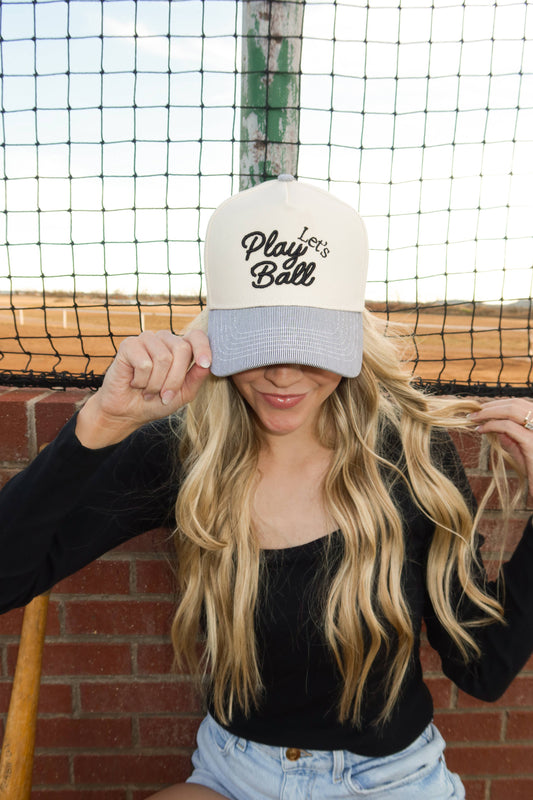 Let's Play Ball Hat