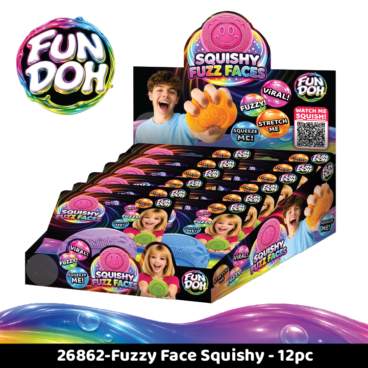 Fun Doh Fuzzy Face Squishy