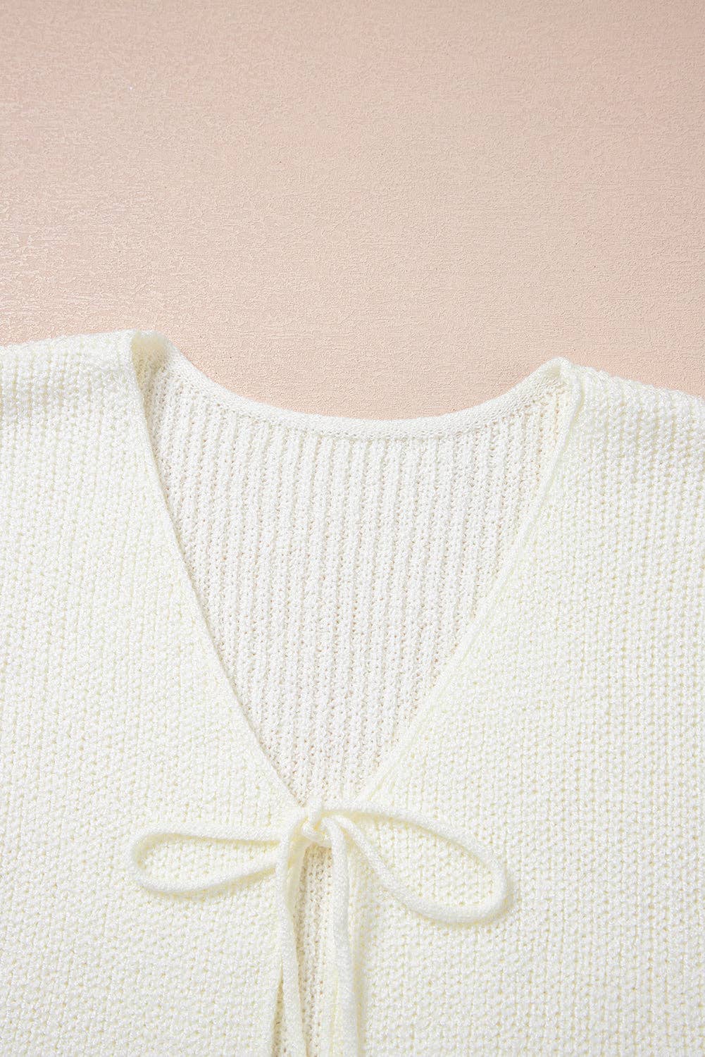 Bailey Tie Front Vest Knit Vest