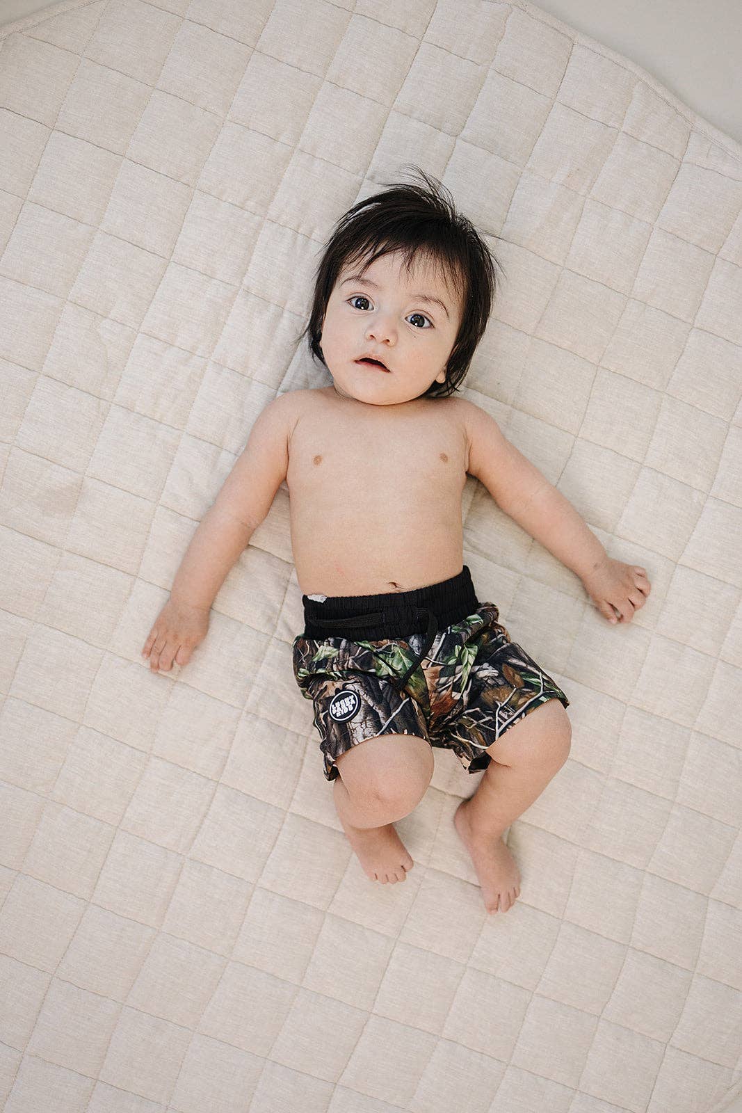 Colter Camo Dark Swim Trunks