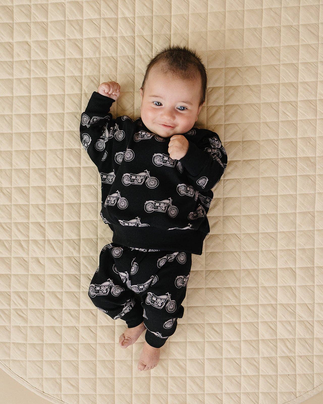 Born to Ride Black Jogger Set