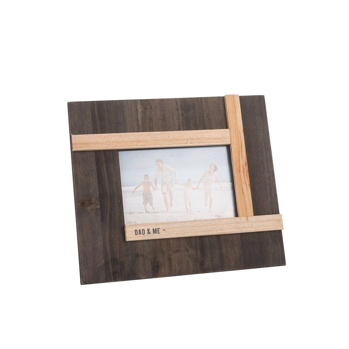 Dad and Me Black 4x6 Photo Wood Picture Frame Dad Gift