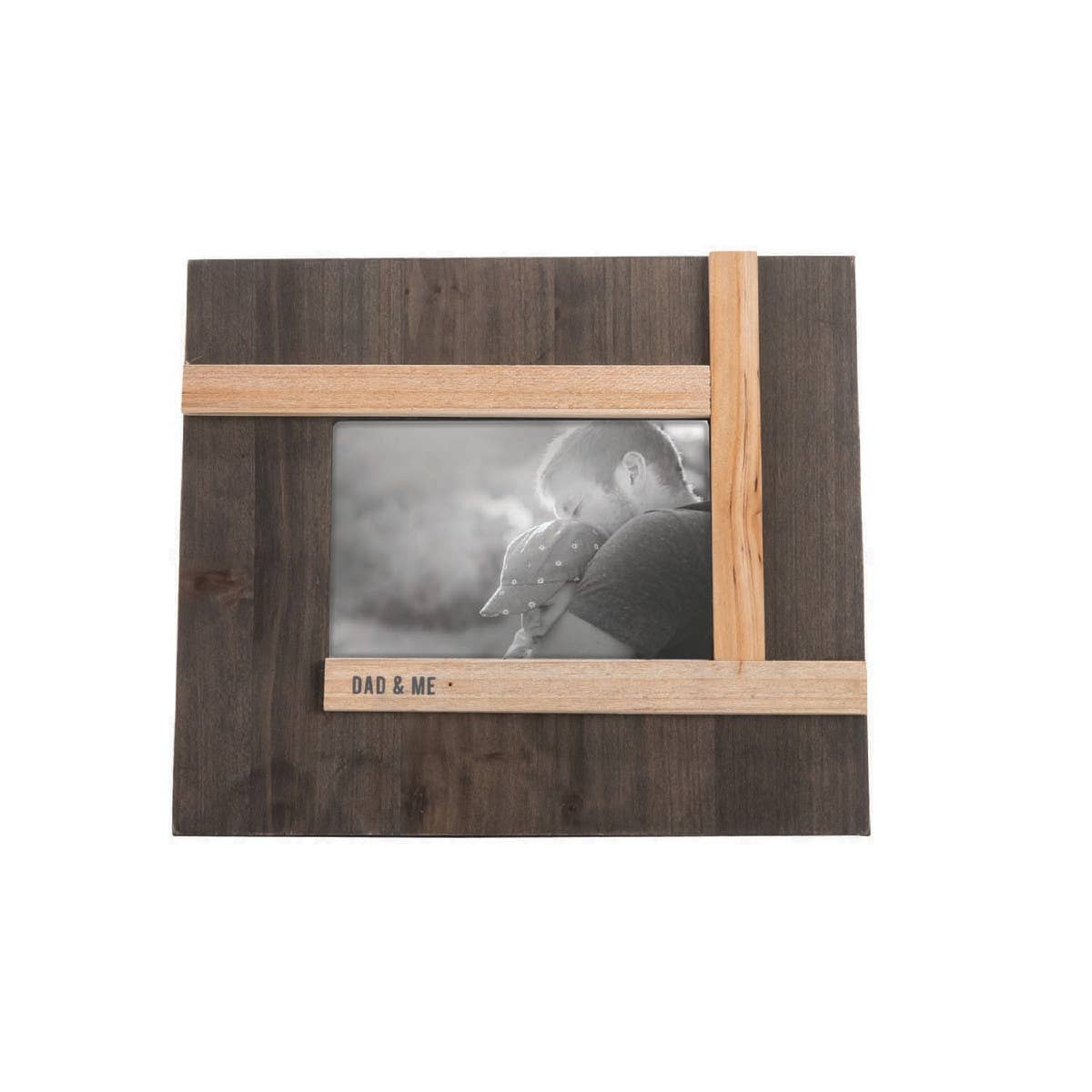 Dad and Me Black 4x6 Photo Wood Picture Frame Dad Gift