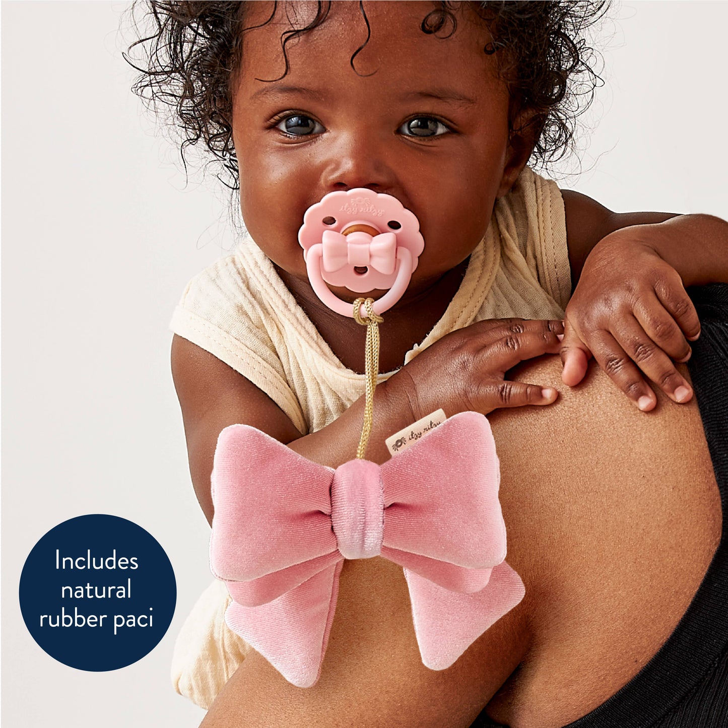 Itzy Bitzy Pal Natural Rubber Pacifier & Plush