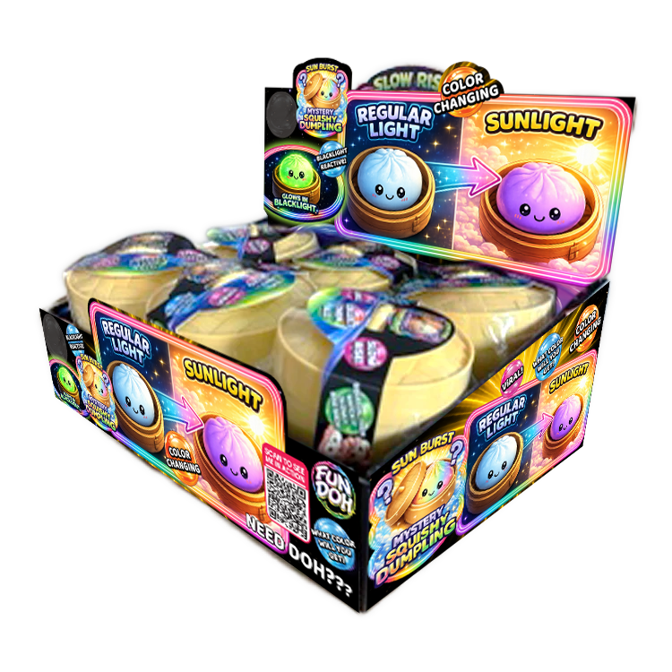 Fun Doh Temperature Color-Changing Dumpling Squishy