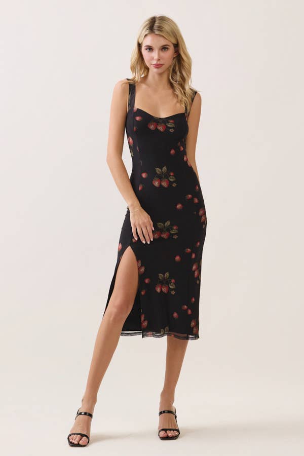 Hey Sweetheart Bustier Midi Dress