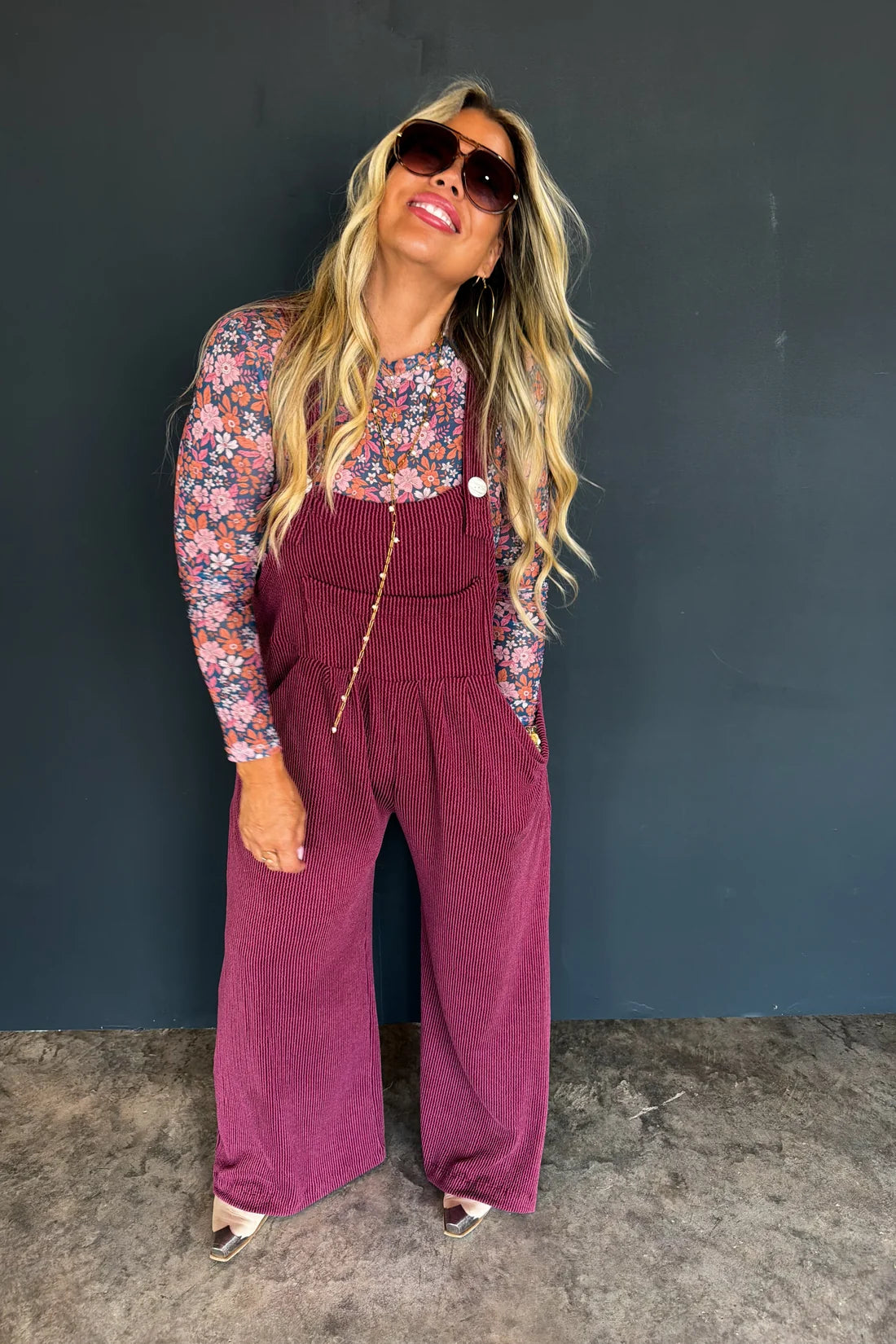Ready Or Not Ribbed Overalls