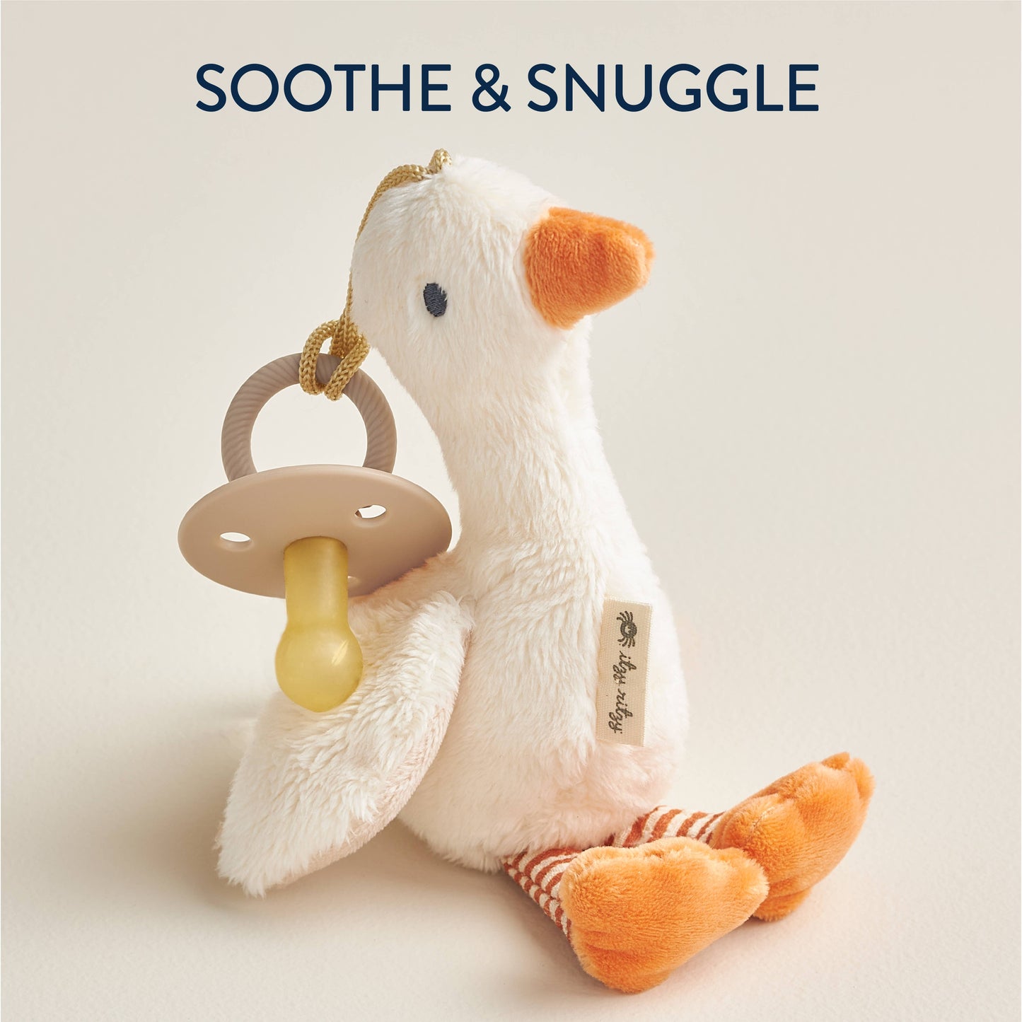 Itzy Bitzy Pal Natural Rubber Pacifier & Plush