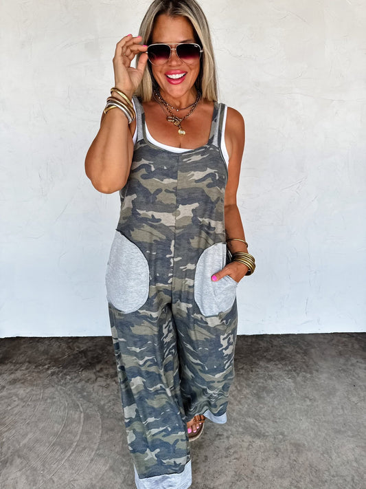 Rowdy Camo Romper RTS