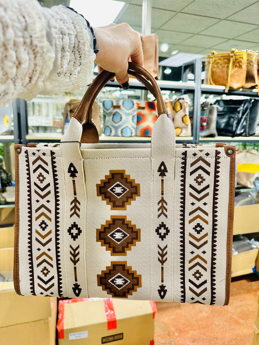 Neutral Ivory Montana West by Wrangler Tote Large RTS
