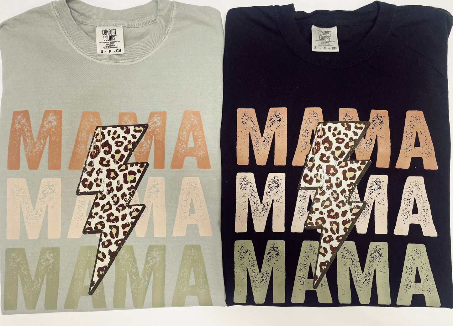 Mama Earth Tones Leopard Bolt Tee