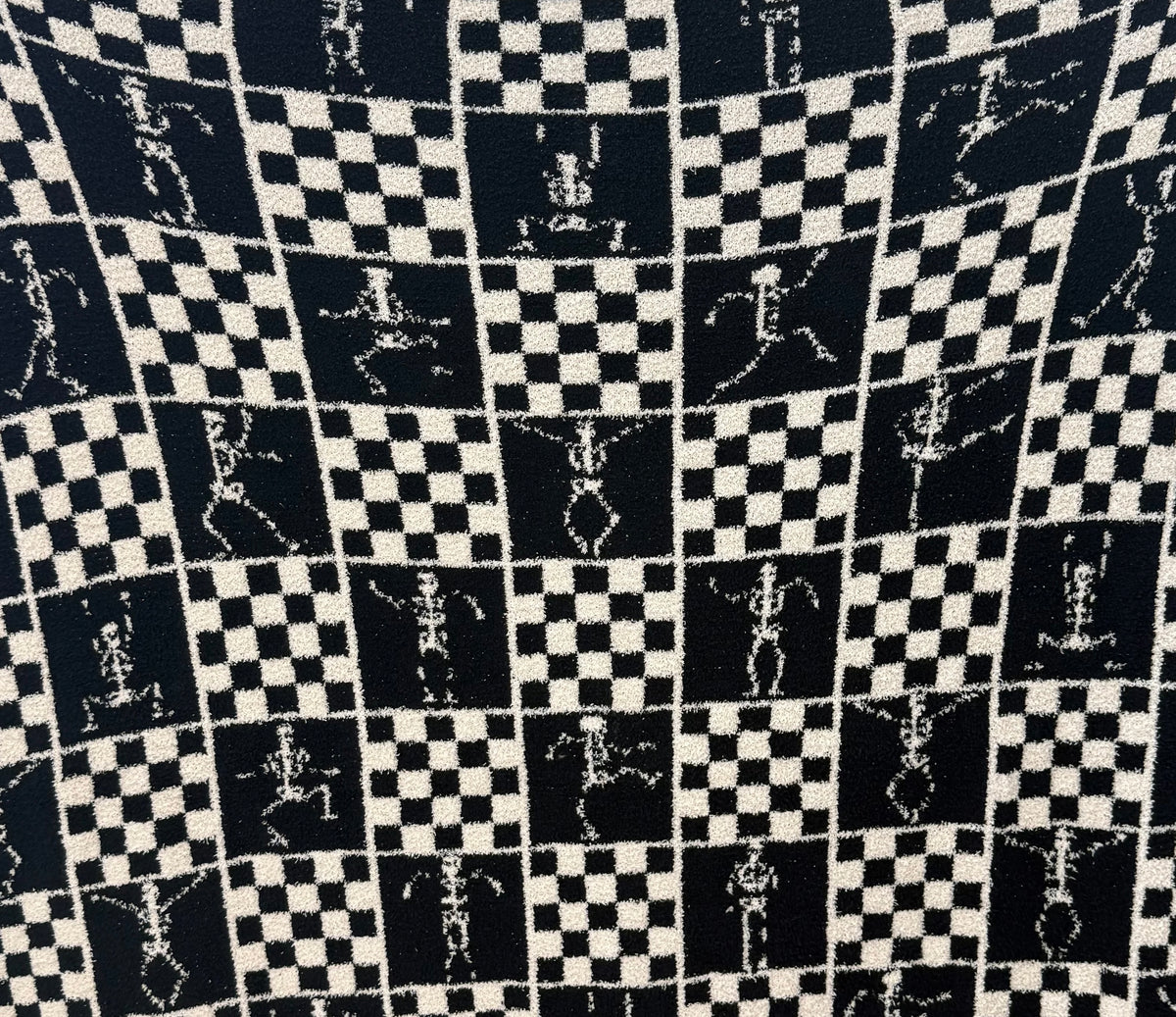 Boo Board Checkered Cloud Throw Blanket