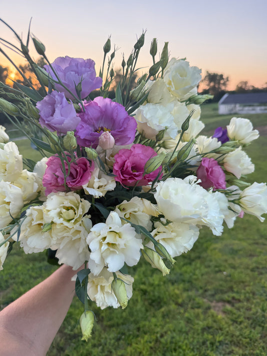 Vail Farms Lisianthus Flower Arrangement Bouquet