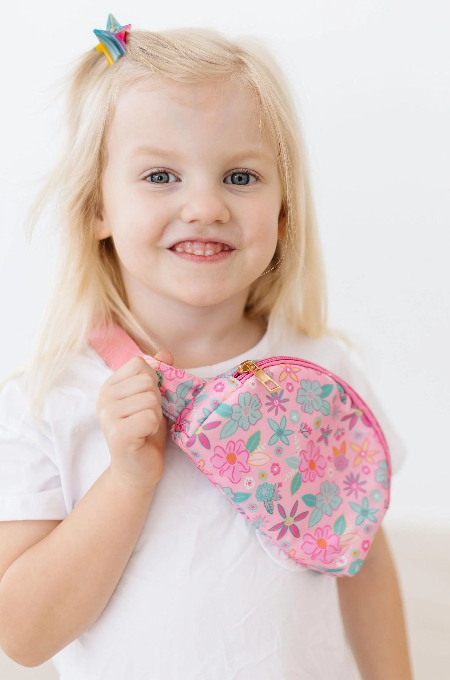Girls Floral Fun Belt Bag