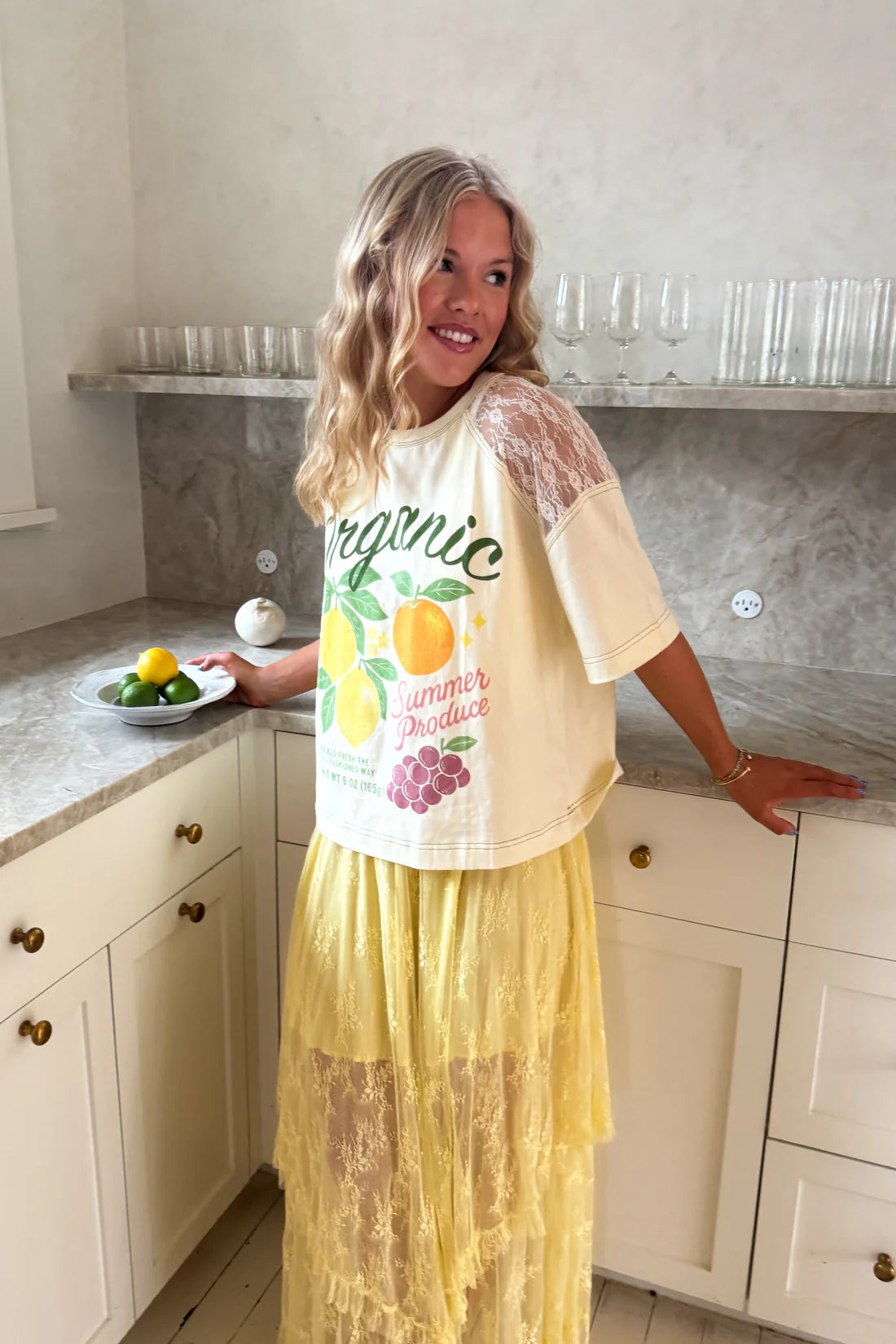 Vintage Fruit Lace Tee