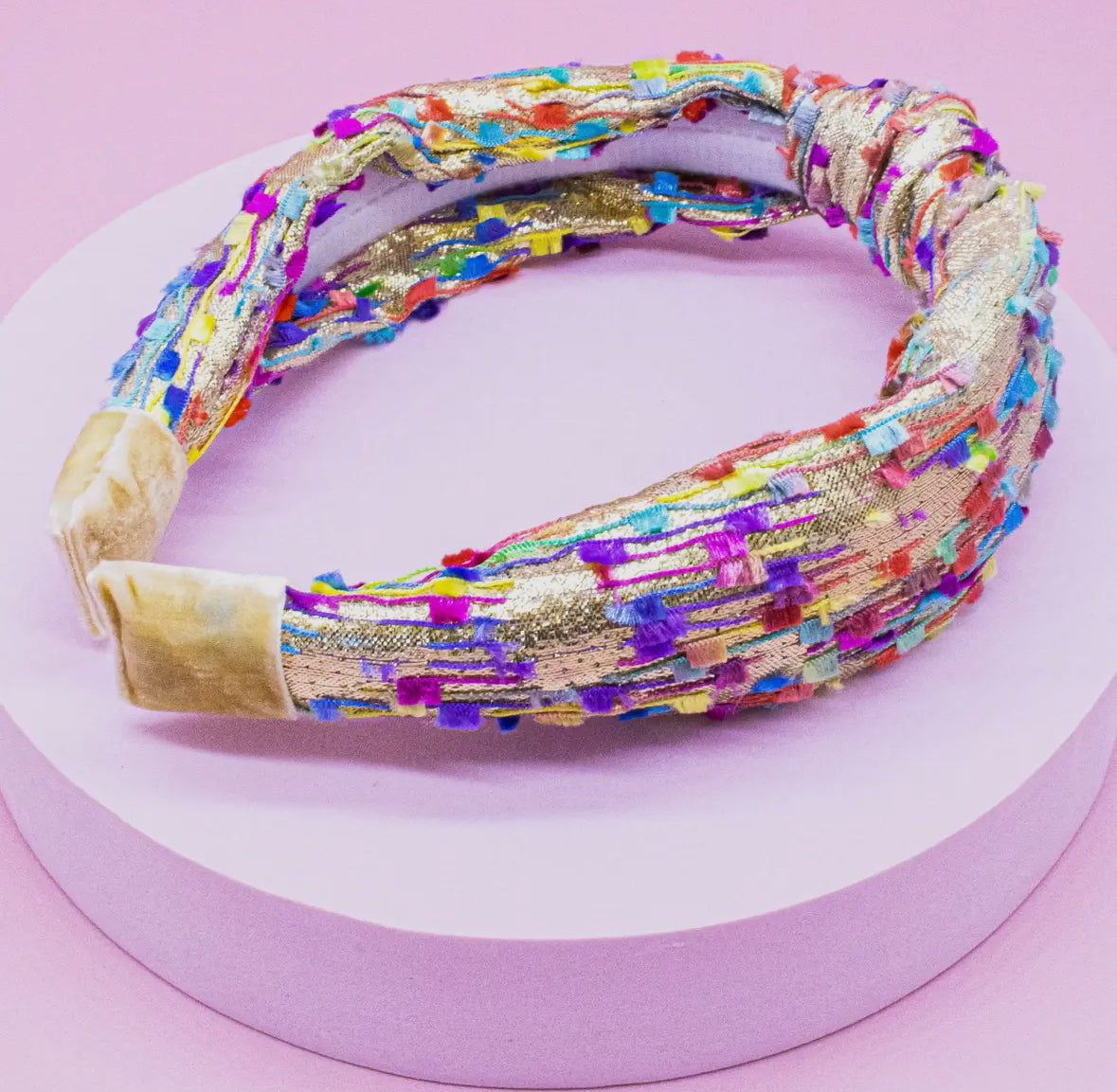 Shimmer Knotted Headband