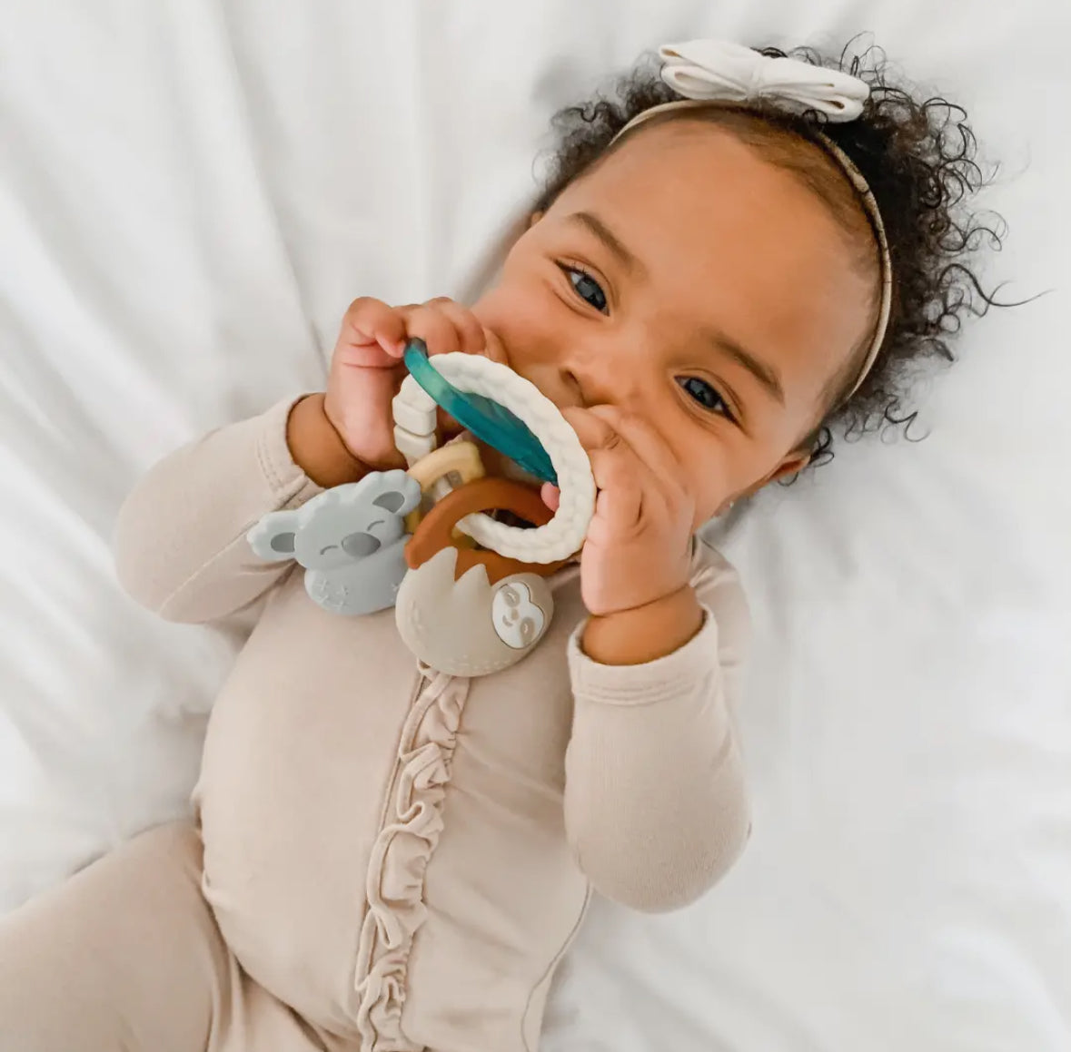 Tropical Koala Itzy Keys Texture Ring with Teether + Rattle RTS