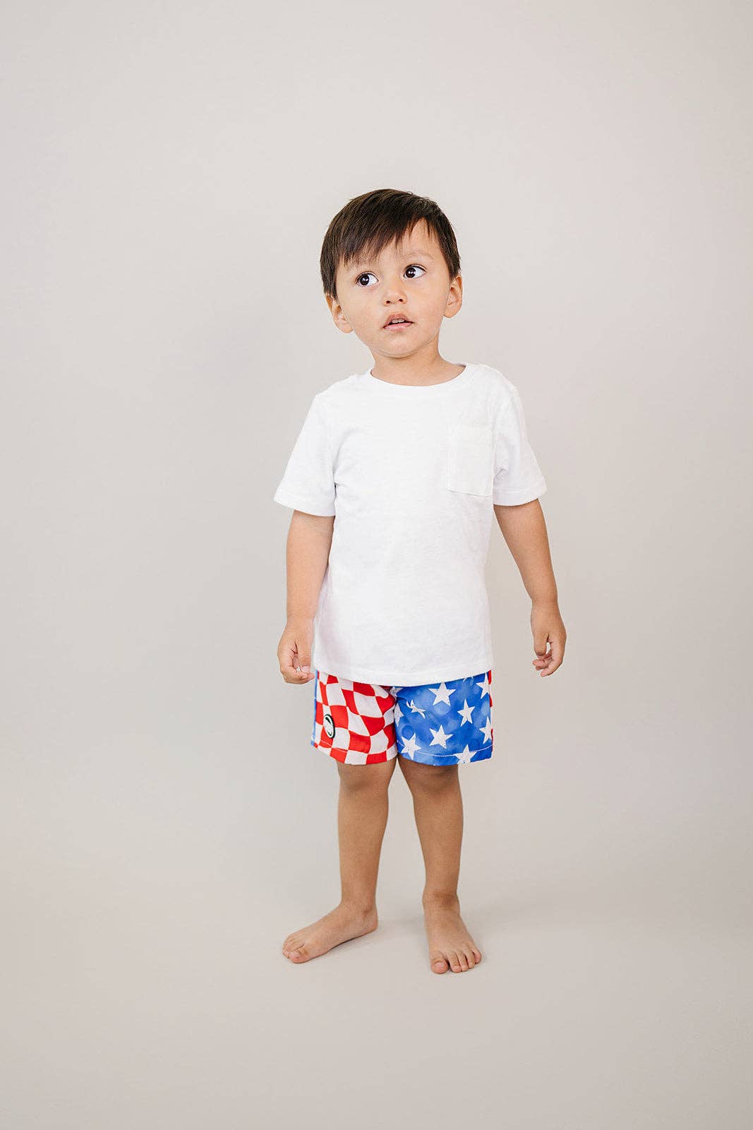 4th of July Patriotic Swim Trunks