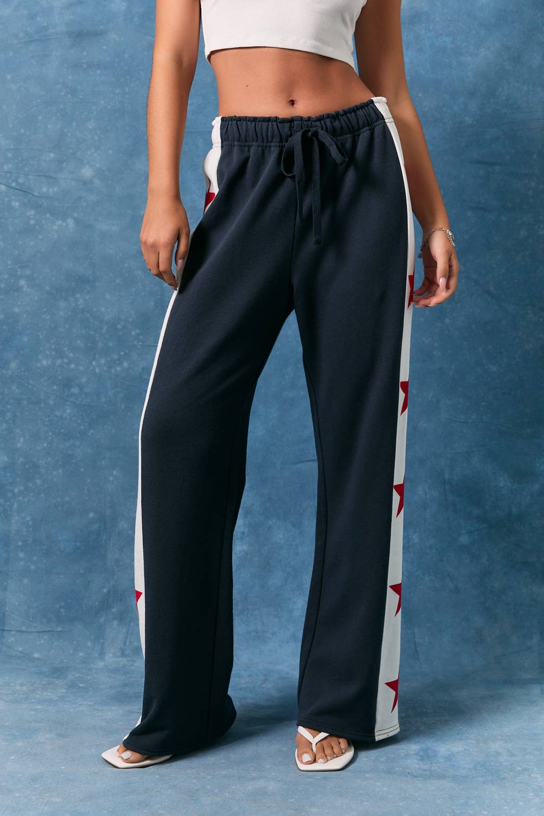 Evil Kenevil Wide Leg Star Pants