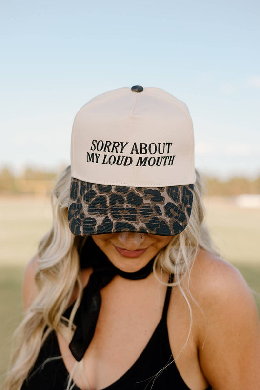 Sorry About My Loud Mouth Hat