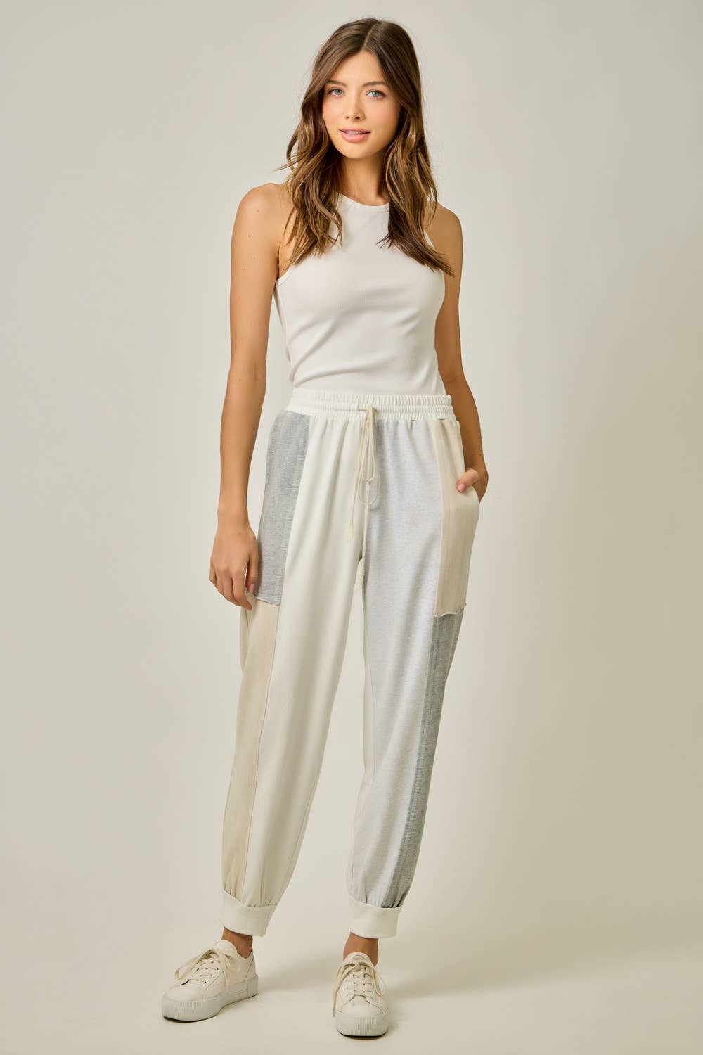 Spring Colorblock Track Pants