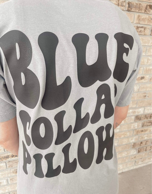 Blue Collar Pillows Tee - Black Ink