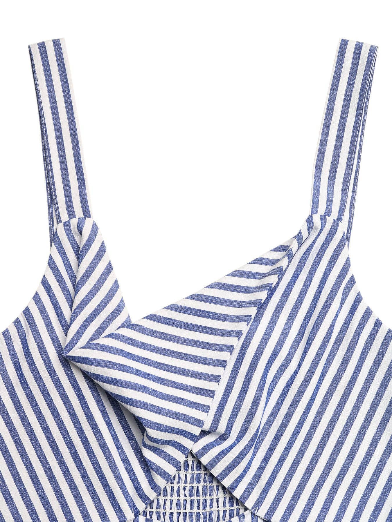 Serenity Striped Cutout Wide Leg Jumpsuit